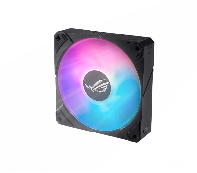 ROG ARGB Fan delivers powerful airflow.